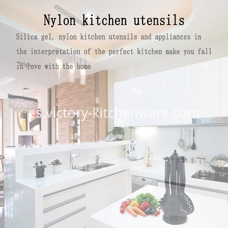 Conjunto de herramientas de cocina de nylon Nylon kitchen tools set